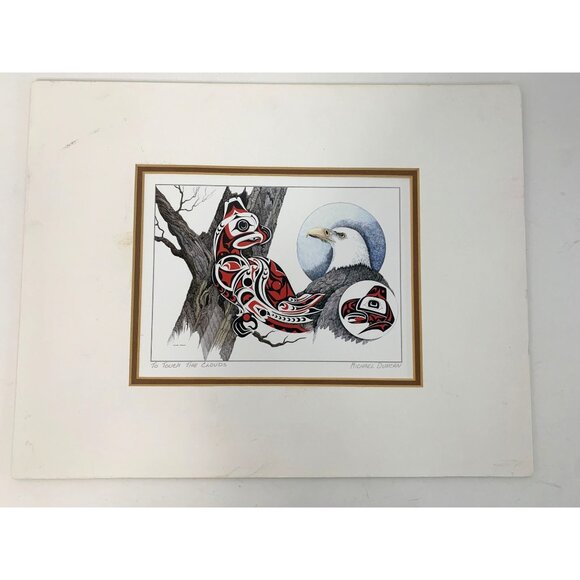 To Touch The Clouds By Michael Duncan Art Print Native American 9 x 6 7897 - Picture 2 of 8